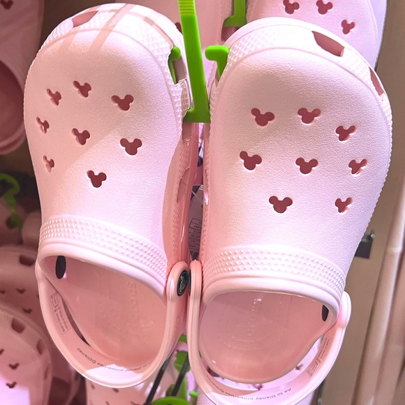 Disney Blush Pink Crocs - Picture 1 of 1